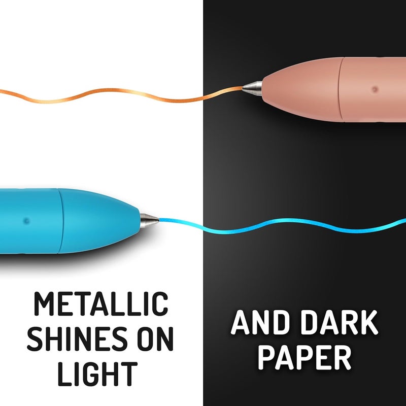 Papermate InkJoy Gel Pens Ultimate Pack,Retractable,Featuring Classic, Bright!, and Metallic Inks, Assorted, 30 Count - Perfect for Writing, Doodling, Bullet Journaling, Glitter, Sparkle, Writing Fun - Image 5